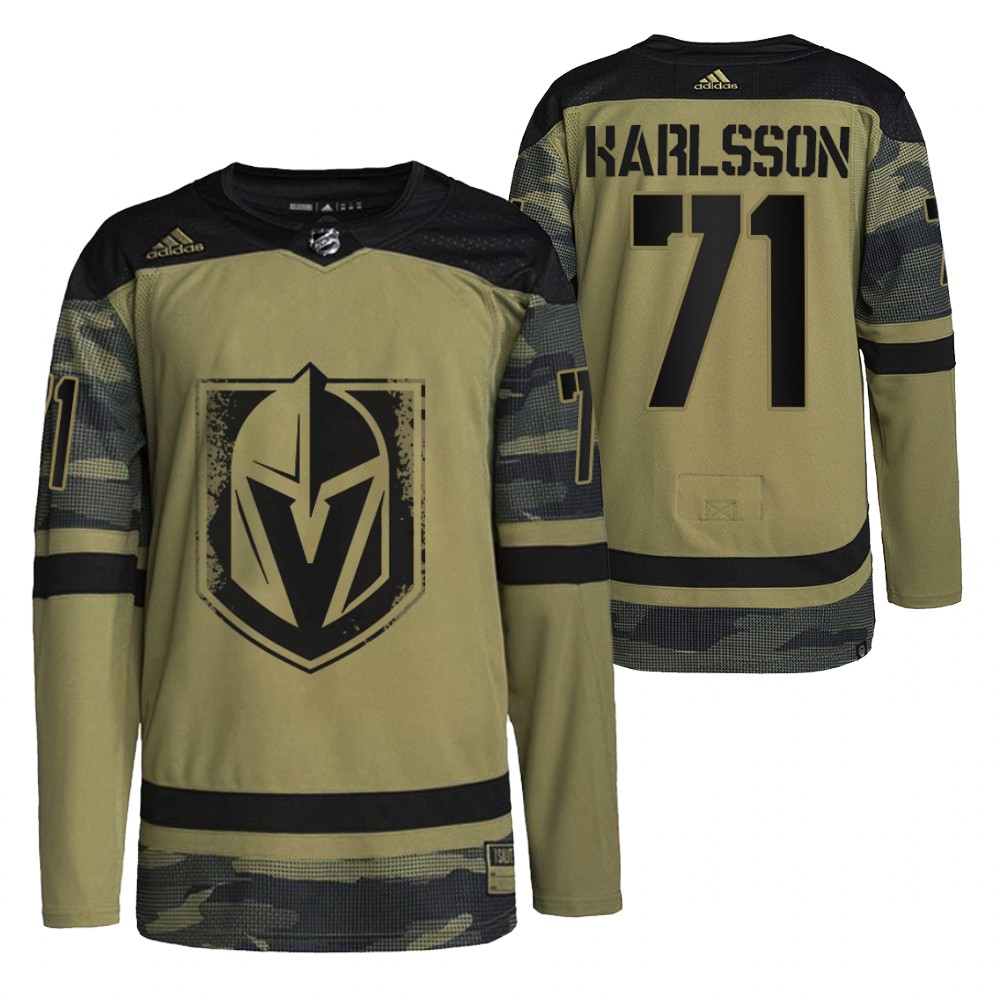 William Karlsson 2021-22 Vegas Golden Knights Camo Military Appreciation Jersey
