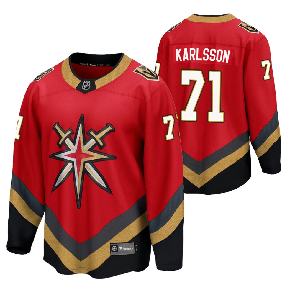 William Karlsson Golden Knights 2021 Special Edition Red Jersey