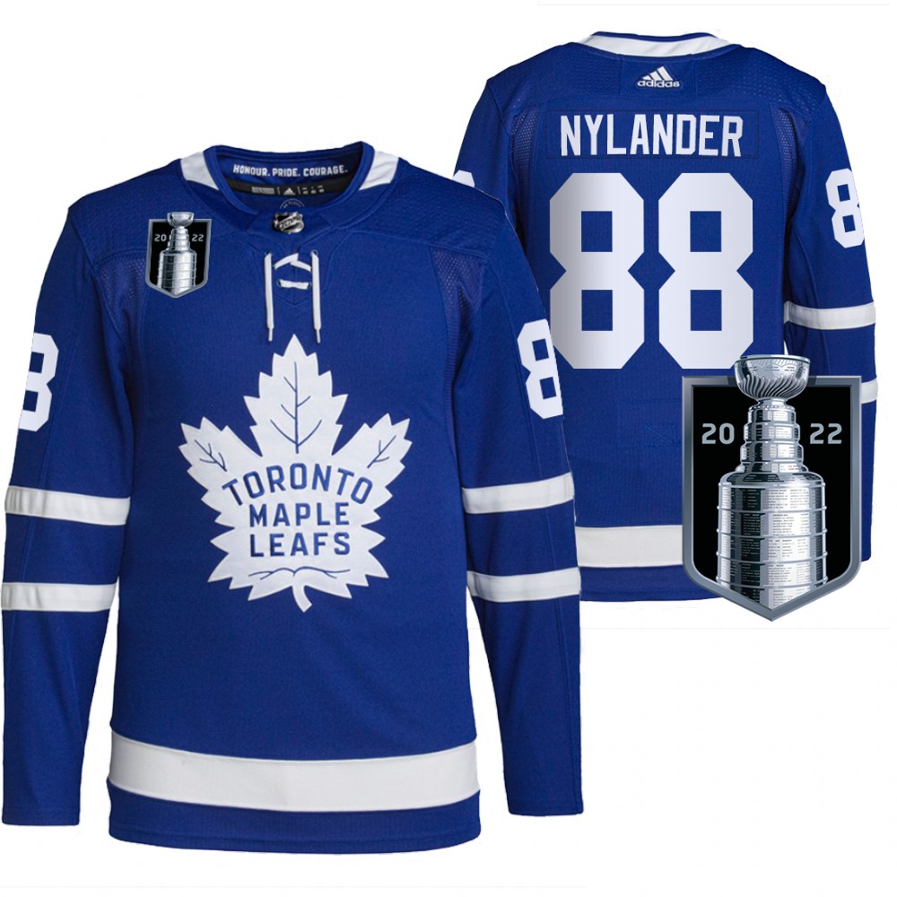 William Nylander Toronto Maple Leafs Royal 2022 Stanley Cup Playoffs Authentic Pro Jersey