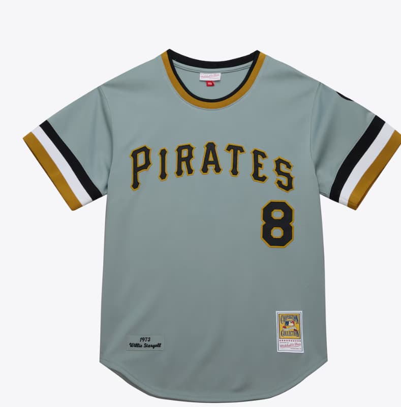 Willie Stargell Pittsburgh Pirates 1973 Gray Authentic Jersey