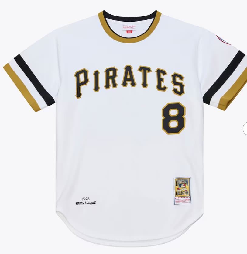 Willie Stargell Pittsburgh Pirates 1976 White Authentic Jersey