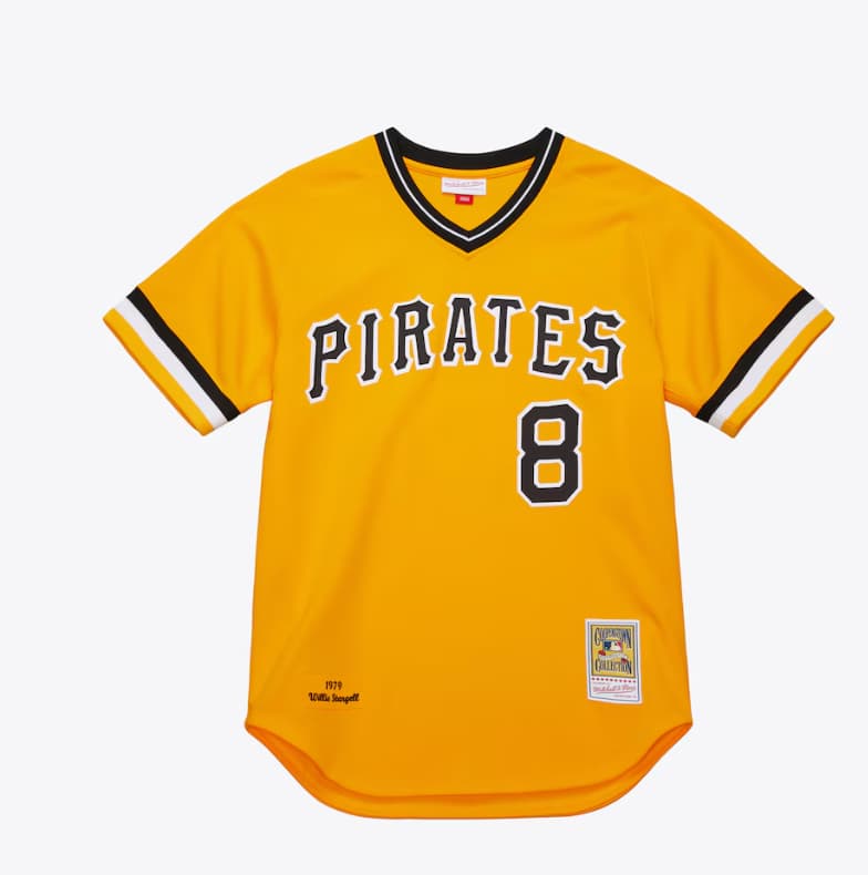 Willie Stargell Pittsburgh Pirates 1979 Gold Authentic Jersey