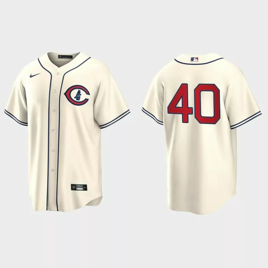 Willson Contreras Chicago Cubs 2022 Field of Dreams Replica Jersey – Cream