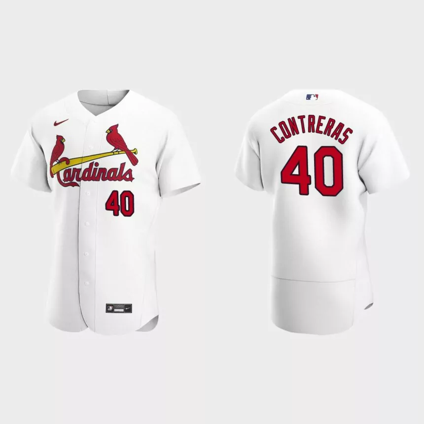 Willson Contreras St. Louis Cardinals Authentic Home Jersey – White