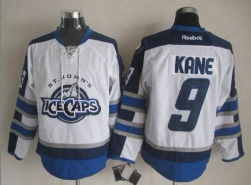 Winnipeg-Jets #9 Evander Kane White St. John's IceCaps Stitched NHL Jersey
