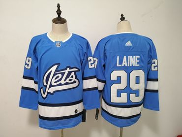Winnipeg Jets 29 Patrik Laine Blue Alternate Adidas Jersey