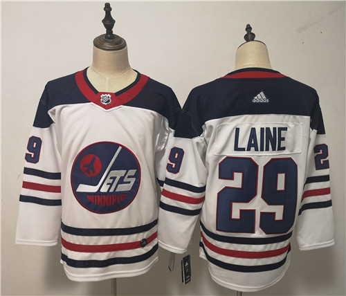 Winnipeg Jets 29 Patrik Laine White Breakaway Heritage Adidas Jersey