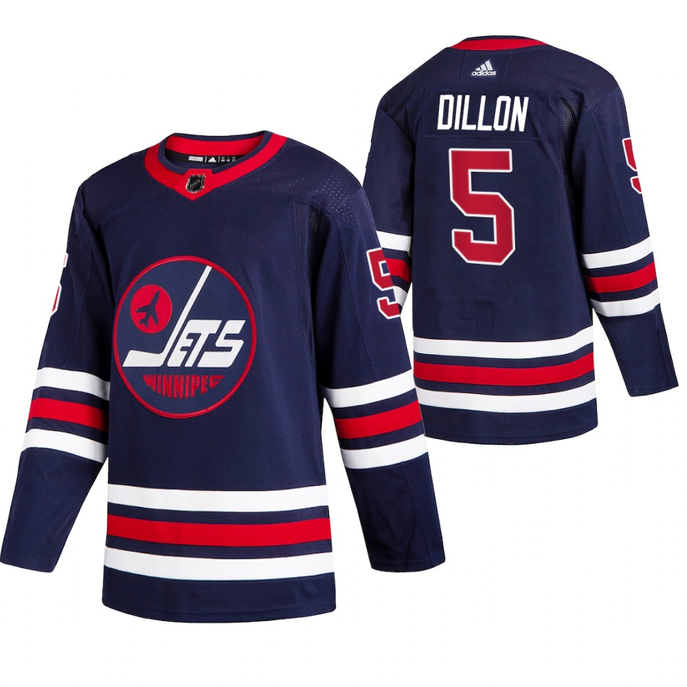 Winnipeg Jets Brenden Dillon Blue 2021-22 Third Authentic Jersey