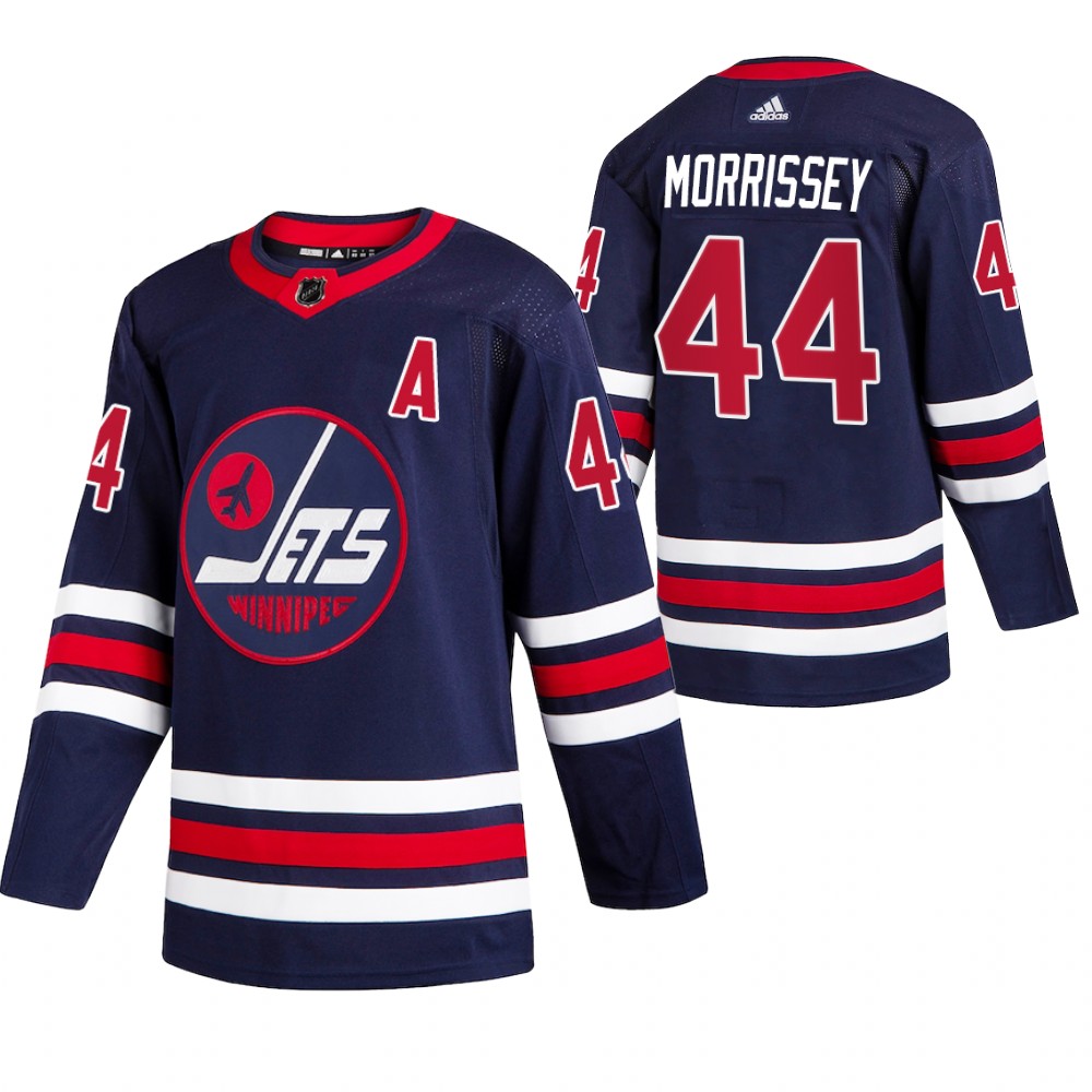 Winnipeg Jets Josh Morrissey Blue 2021-22 Third Authentic Jersey