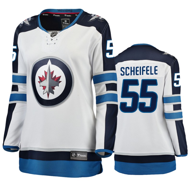 Winnipeg Jets Mark Scheifele White Breakaway Fanatics Branded Jersey