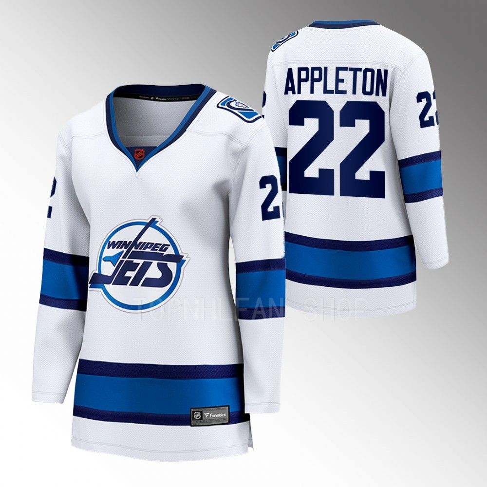 Winnipeg Jets Mason Appleton Women White 2022 Special Edition 2.0 Jersey