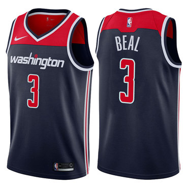 Wizard 3 Bradley Beal Navy Nike Swingman Jersey