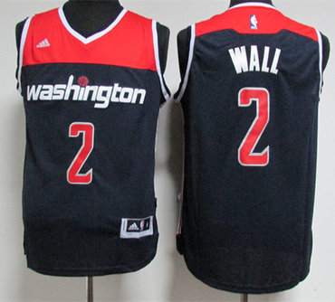 Wizards 2 John Wall Navy Swingman Jersey