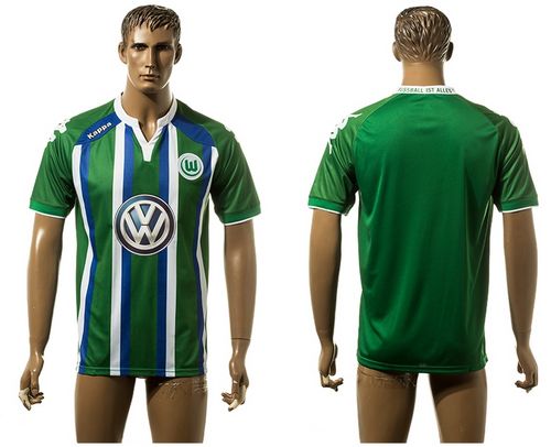 Wolfsburg Blank Away Soccer Club Jersey
