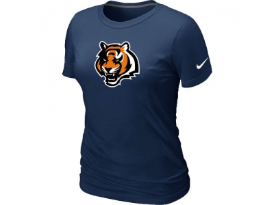 Wome Cincinnati Bengals Tean Logo D.Blue T-Shirt
