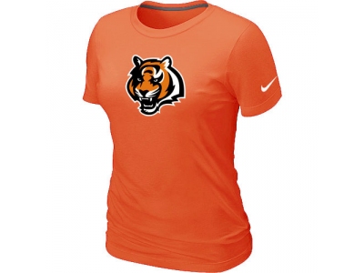 Wome Cincinnati Bengals Tean Logo Orange T-Shirt
