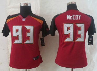 Women 2014 New Tampa Bay Buccaneers #93 Gerald McCoy Red Jersey