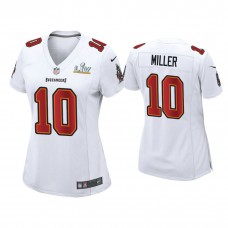 Women's 2021 Tampa Bay Buccaneers #10 Scotty Miller White Super Bowl LIV White Game Fashion Jersey