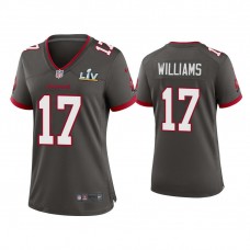 Women's 2021 Tampa Bay Buccaneers #17 Doug Williams Pewter Super Bowl LIV Pewter Game Jersey