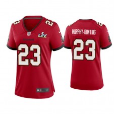 Women's 2021 Tampa Bay Buccaneers #23 Sean Murphy-Bunting Red Super Bowl LIV Red Game Jersey
