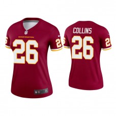 Women's 2021 Washington Football Team #26 Landon Collins Burgundy Jersey