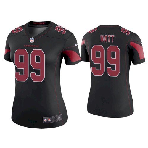 Women's Arizona Cardinals #99 J.J. Watt Color Rush Jersey