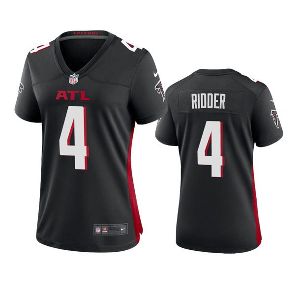 Women's Atlanta Falcons #4 Desmond Ridder Black Limited Jersey