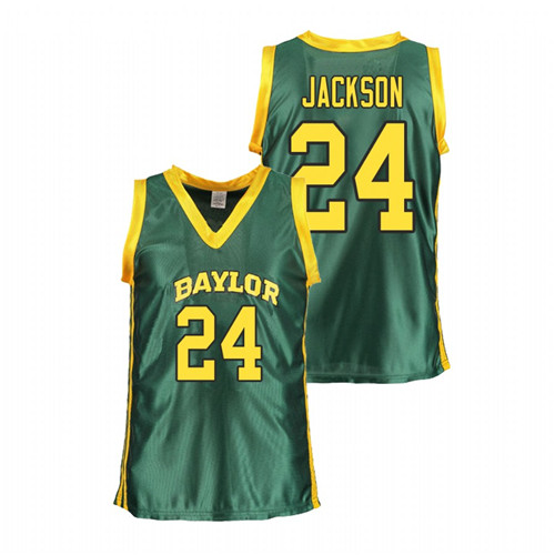 Women's Baylor Bears Green Chloe Jackson College Basketball Jersey