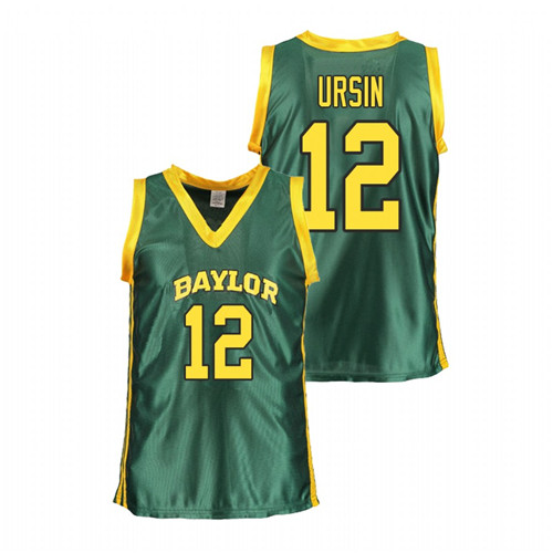 Women's Baylor Bears Green Moon Ursin College Basketball Jersey