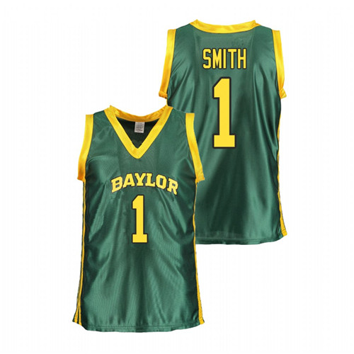 Women's Baylor Bears Green NaLyssa Smith College Basketball Jersey