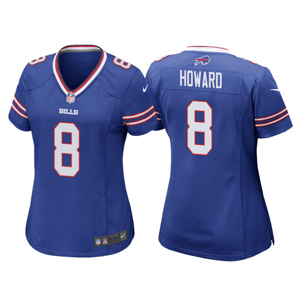 Women's Buffalo Bills #8 O. J. Howard Nike Royal Team Color Limited Jersey