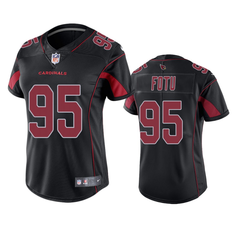 Women's Cardinals Black Leki Fotu Color Rush Limited Jersey