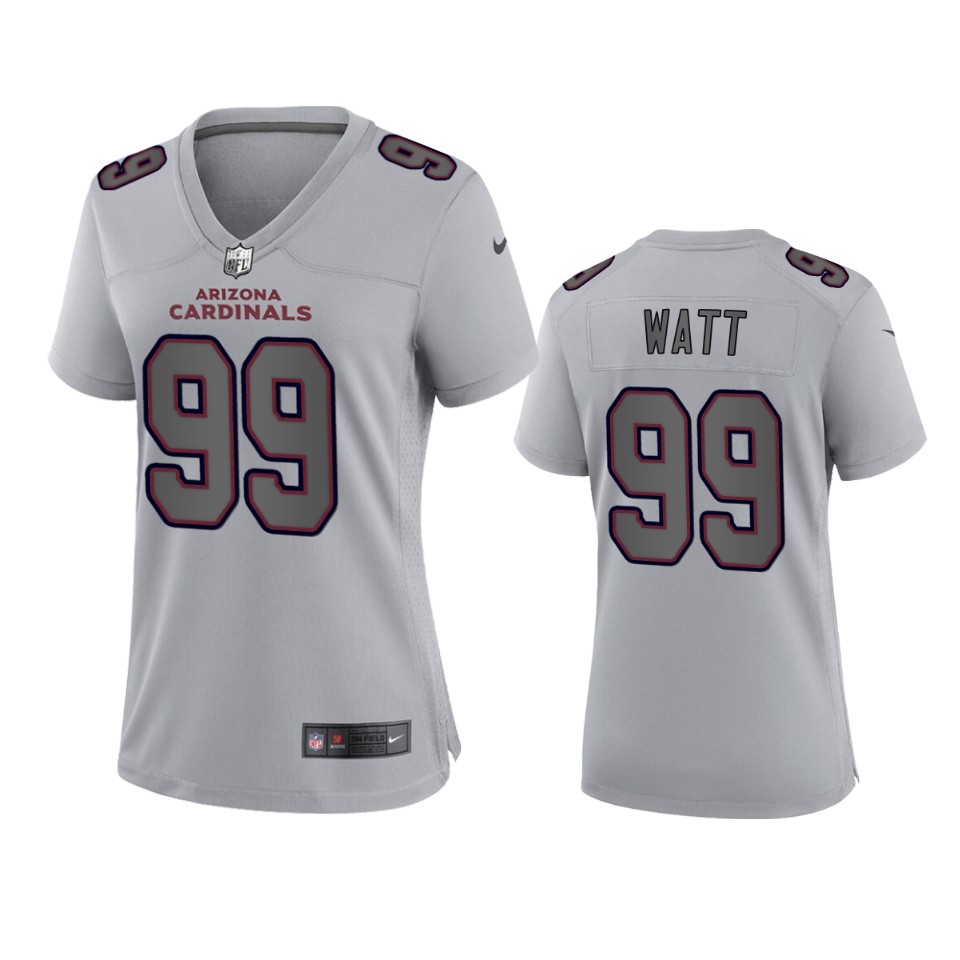 Women's Cardinals Gray J.J. Watt Atmosphere Fashion Game Jersey