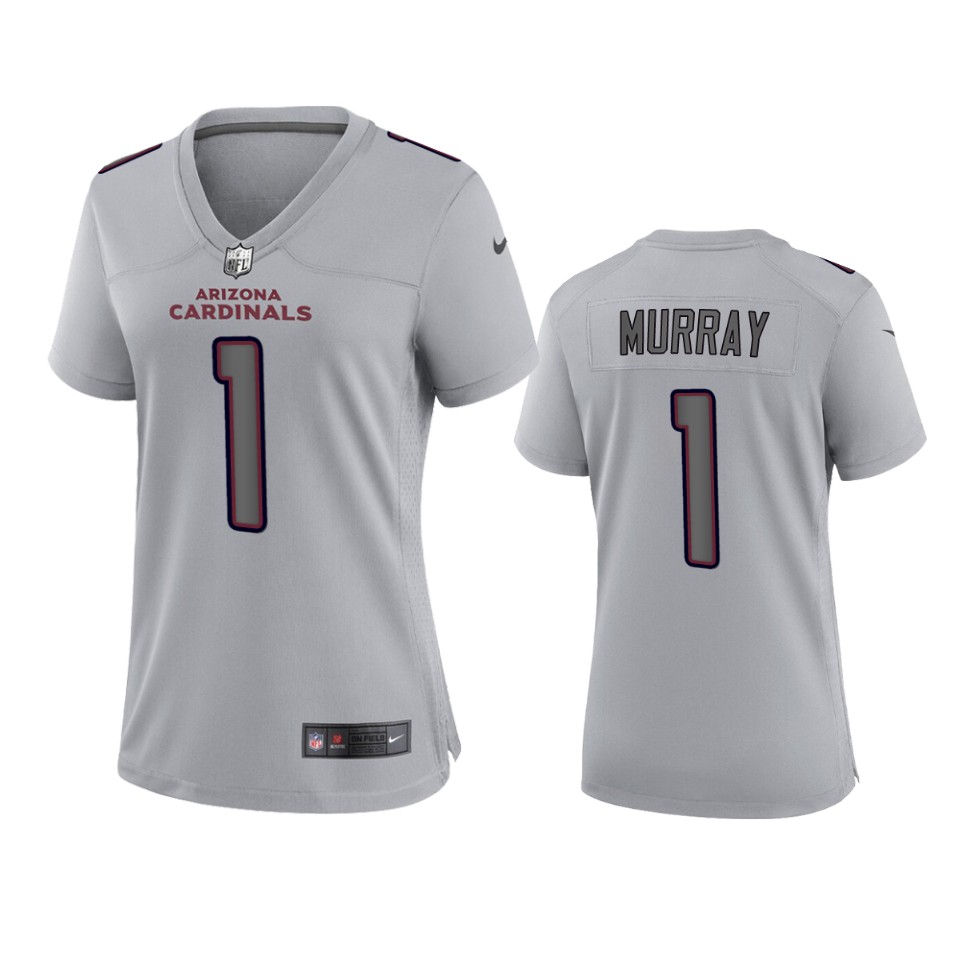Women's Cardinals Gray Kyler Murray Atmosphere Fashion Game Jersey