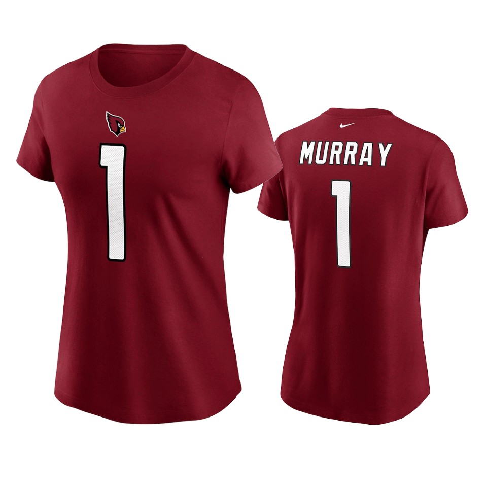 Women's Cardinals Kyler Murray Cardinal Name Number Women's T-shirt