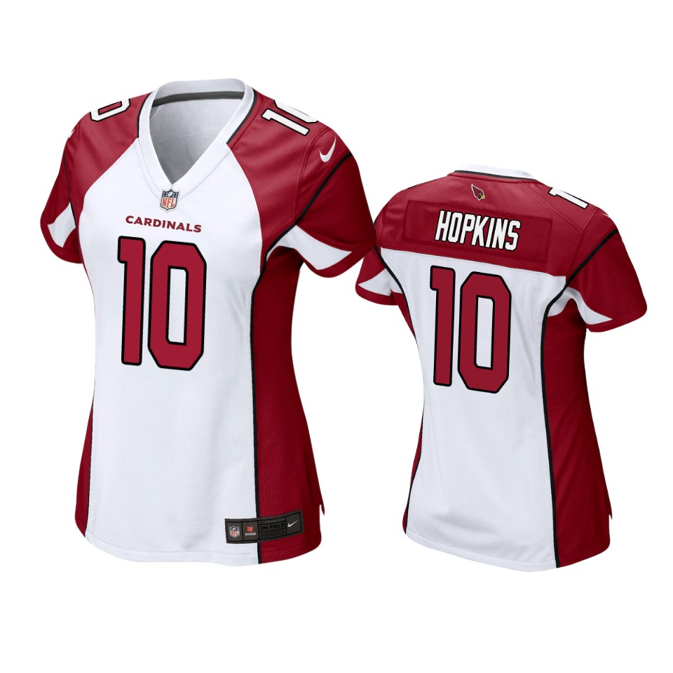 Women's Cardinals White DeAndre Hopkins Game Jersey