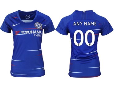 Women's Chelsea Personalized Home Soccer Club Jersey