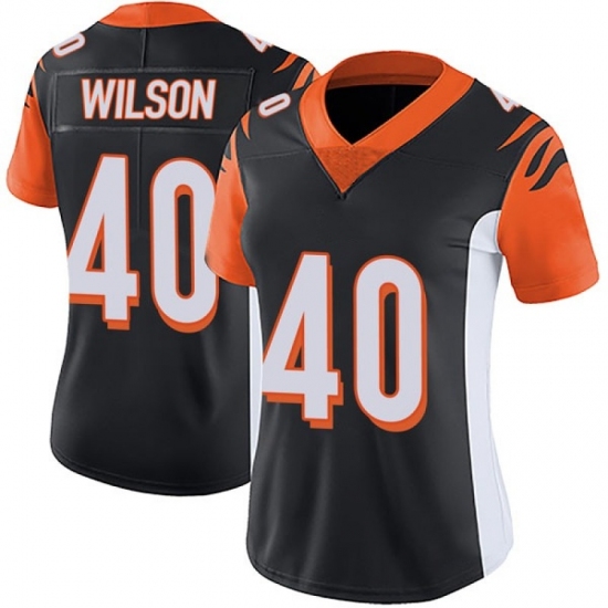 Women's Cincinnati Bengals #40 Brandon Wilson Nike Black Jersey