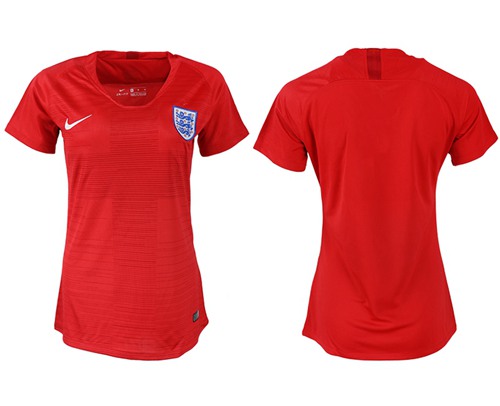Women's England Blank Away Soccer Country Jersey