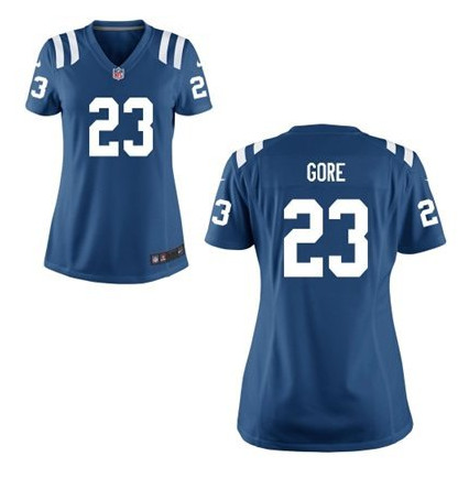 Women's Indianapolis #23 Colts Frank Goire Royal Blue  Jersey