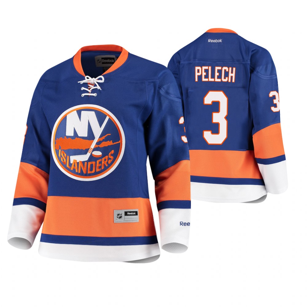 Women's Islanders #3 Adam Pelech Premier Home Jersey Royal