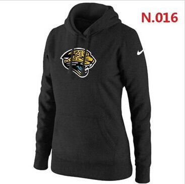 Women's Jacksonville Jaguars Logo Pullover Hoodie Black