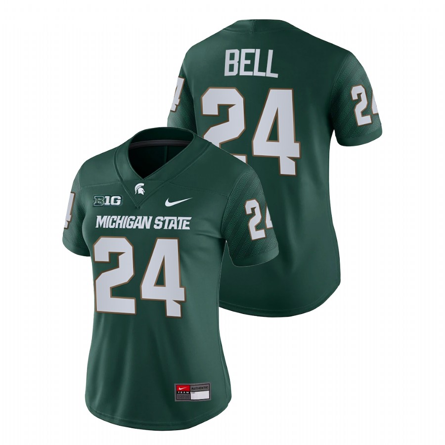 Women's Jersey Michigan State Spartans Le'Veon Bell Green College Football Game Jersey