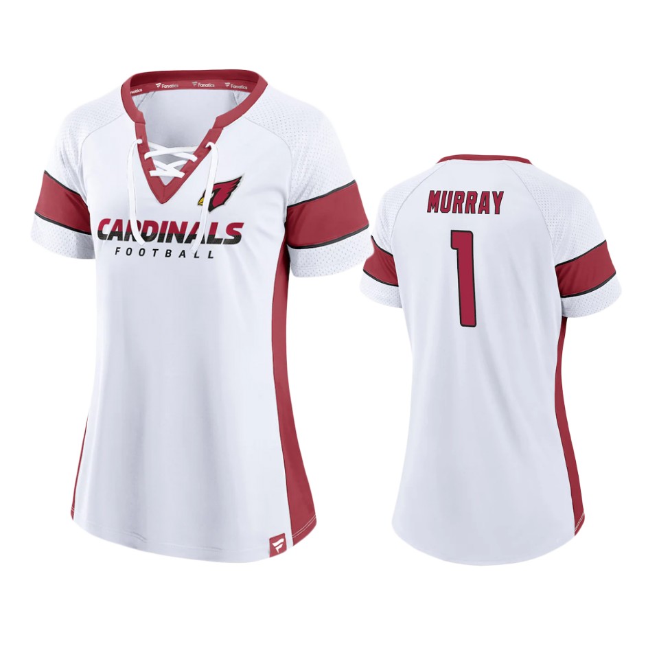 Women's Kyler Murray Cardinals White Athena Player T-Shirt
