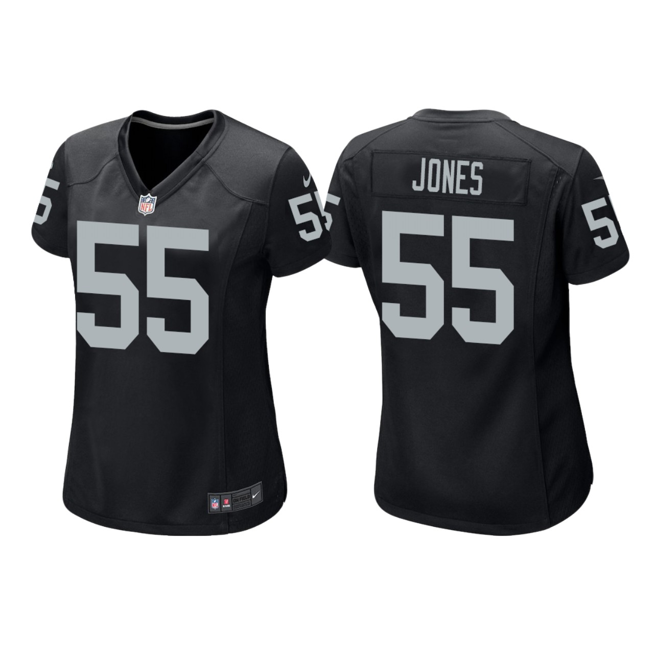 Women's Las Vegas Raiders #55 Chandler Jones Nike Black Limited Jersey