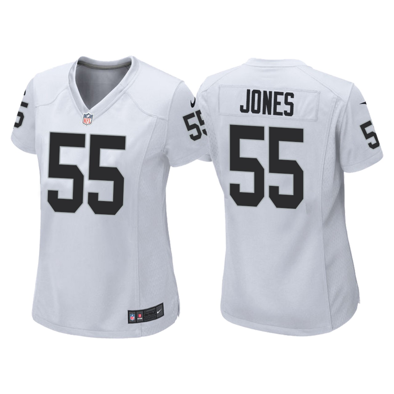 Women's Las Vegas Raiders #55 Chandler Jones Nike White Limited Jersey
