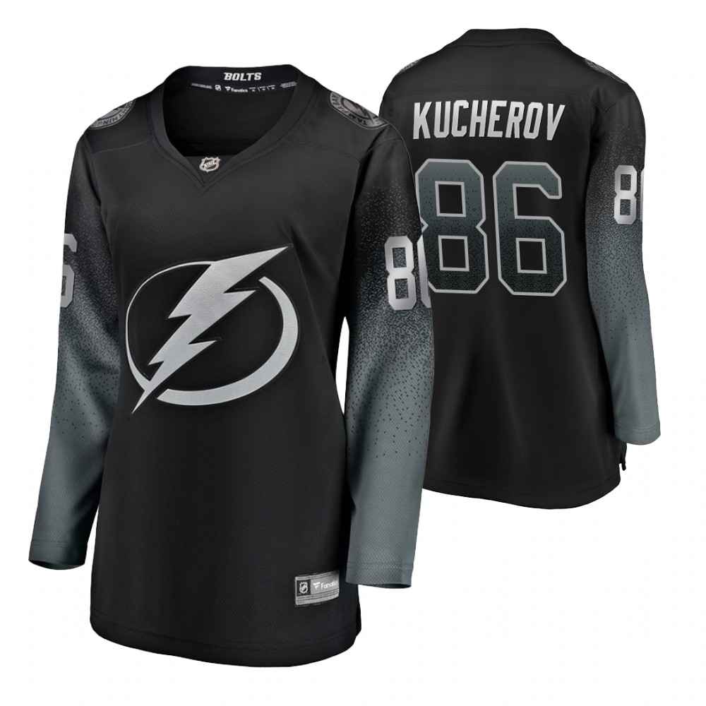 Women's Lightning #86 Nikita Kucherov Fanatics Branded Alternate Jersey Black
