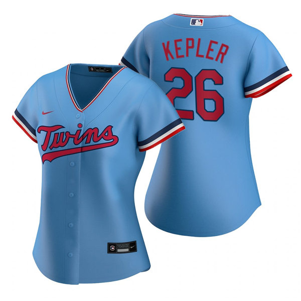 Women's Minnesota Twins #26 Max Kepler Nike Light Blue Alternate Jersey