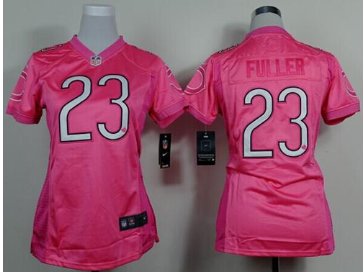 Women's NEW Bears #23 Kyle Fuller Pink Be Luv'd Stitched NFL New Elite Jersey