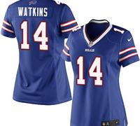 Women's NEW Buffalo Bills #14 Sammy Watkins Royal Blue Team Color NFL Jersey
